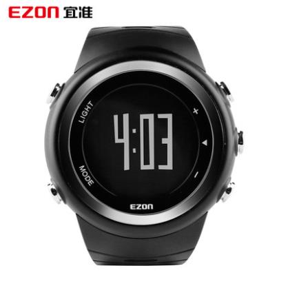 EZON宜准户外品质男电子运动跑步休闲时尚计步手表防水多功能T023
