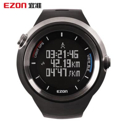 EZON宜准户外智能运动GPS手表计步跑步男士多功能防水电子表G2